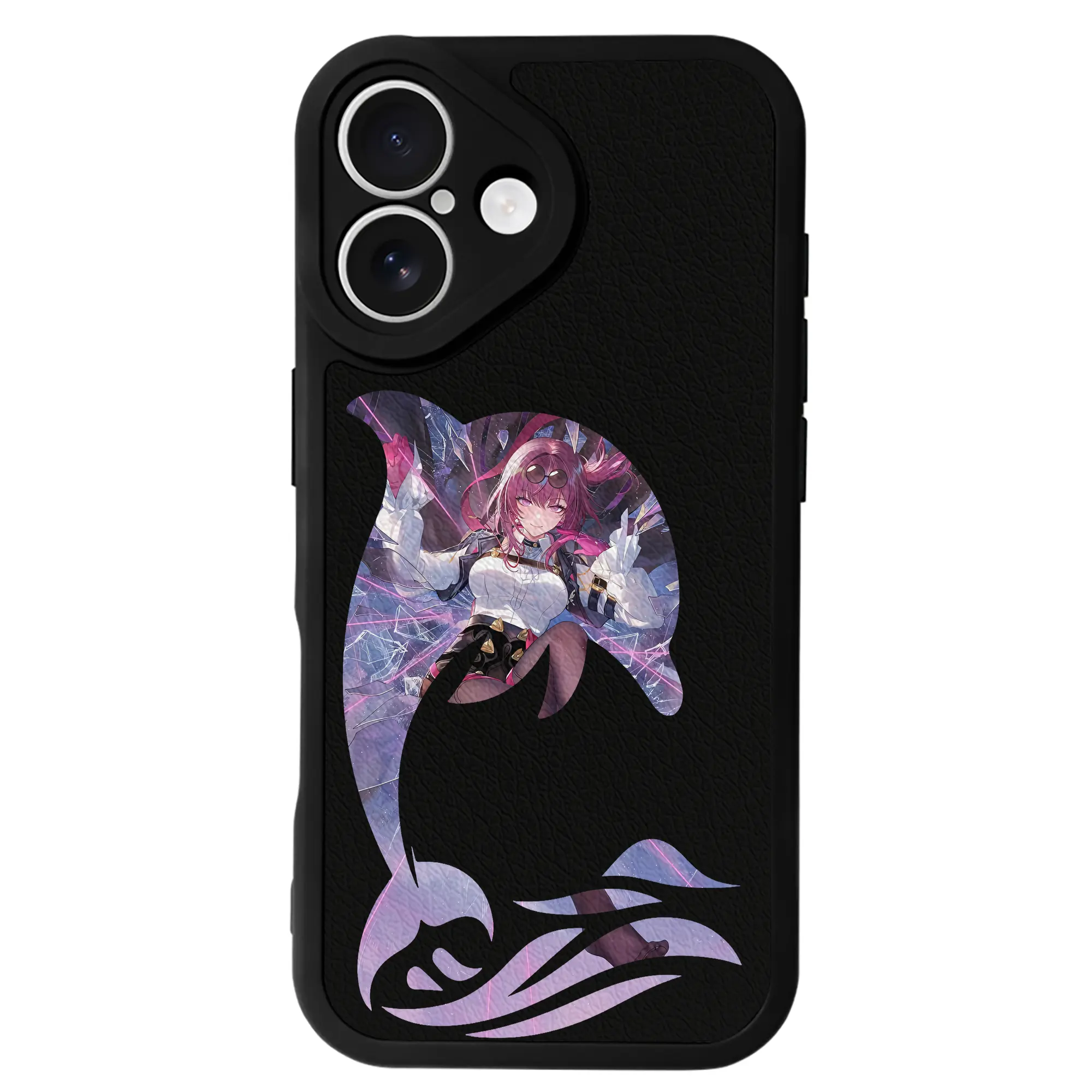 崩壊：スターレイル グッズ カフカ - IPhone 16シリーズ対応 ・ シリコンスマホケース ・ レザー調 ・ 高精度フィット ・ 耐衝撃 ・ ワイヤレス充電対応 ・ 精密カット